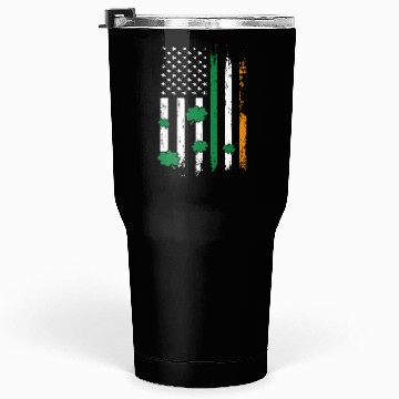 Discover Irish American Flag St. Patrick's Day Gift Tumblers 30 Oz