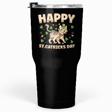 Discover Happy St. Catricks Day Cat Lover St. Patricks Day Tumblers 30 Oz