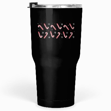 Discover Christmas Candy Canes Tumblers 30 Oz