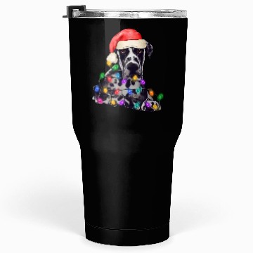 Discover Great Dane Dog Christmas Tree Lights Tumblers 30 Oz