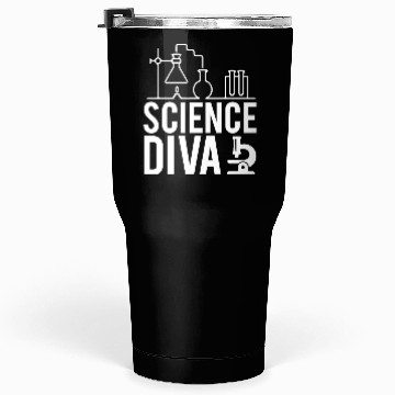 Discover Science Diva Nerd Geek Teacher Student Gift Ideas Tumblers 30 Oz