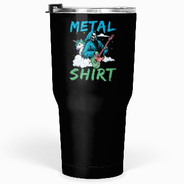 Discover Grim Bone Unicorn Guitar Metal Music Heavy Tumblers 30 Oz