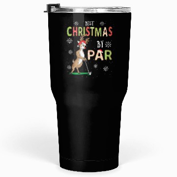 Discover Golf Reindeer Pun Golfer Christmas Golfing Tumblers 30 Oz
