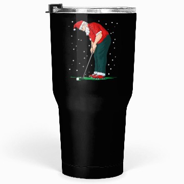 Discover Golf Santa Claus Pun Golfer Gift Golfing Tumblers 30 Oz