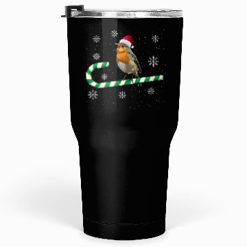 Discover Robin Bird Watching Redbreast Birding Christmas Tumblers 30 Oz
