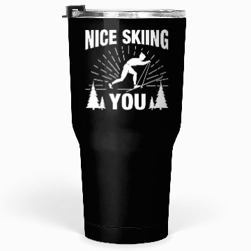 Discover Skiier Sport Lifestyle Winter Ski Apparel Gifts Tumblers 30 Oz