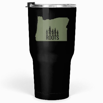 Discover Oregon State Roots Green Tumblers 30 Oz