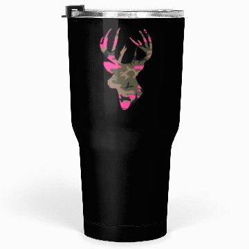 Discover Deer Womens Camo Outfitter Black Tumblers 30 Oz