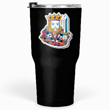 Discover Playing card style Tumblers 30 Oz