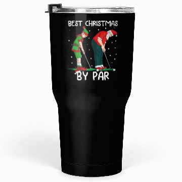 Discover Golf Elf Golfer Christmas Santa Claus Golfing Tumblers 30 Oz