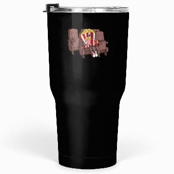 Discover Movie Watching Cinema Popcorn Binge Watching Tumblers 30 Oz