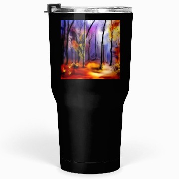 Discover Magic watercolor nature forest Tumblers 30 Oz
