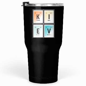 Discover Kiev | Periodic Table of Elements Tumblers 30 Oz