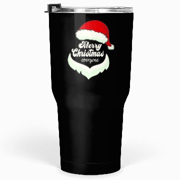 Discover Santa Claus Merry Christmas Beard and hat Tumblers 30 Oz