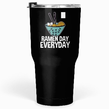 Discover Ramen Day Everyday 4 Tumblers 30 Oz
