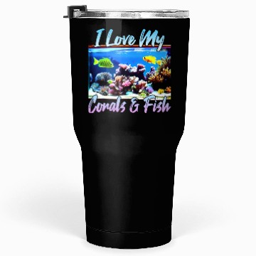 Discover Saltwater aquarium coral fish Tumblers 30 Oz