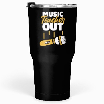 Discover Music Teacher Microphone Tumblers 30 Oz