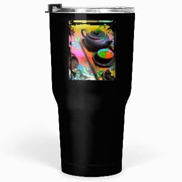 Discover Japan Tea Ceremony Collage Art 99 Tumblers 30 Oz