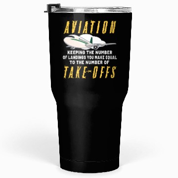 Discover Pilot Aviation Airplane Airline Future Pilots Tumblers 30 Oz
