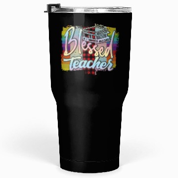 Discover Blessed teacher Tumblers 30 Oz