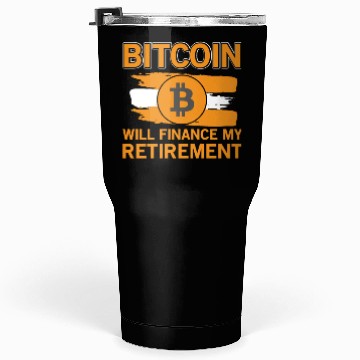 Discover Bitcoin Retirement Crypto Currency Tumblers 30 Oz