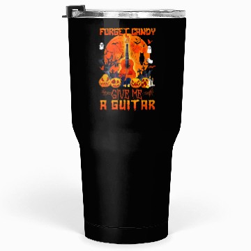 Discover Guitar Halloween Candy Tumblers 30 Oz