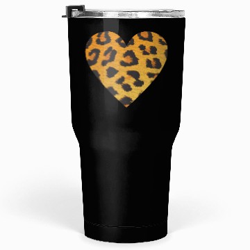 Discover Heart Leopard Print Tumblers 30 Oz
