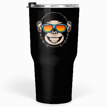 Discover Chimpanzee Monkey Lover - Orangutan Monkey Tumblers 30 Oz