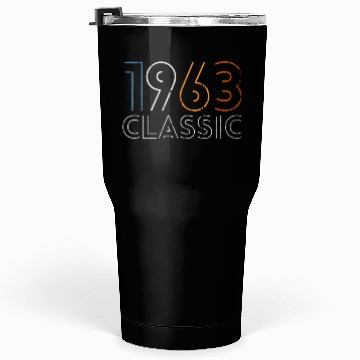 Discover 60 Years Vintage 1963 Retro 60th Birthday Tumblers 30 Oz