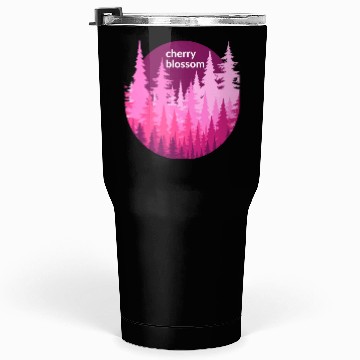 Discover Cherry Blossom Forest Sun Tumblers 30 Oz