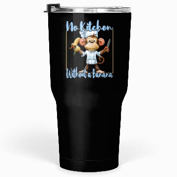 Discover Banana Vibes kitchen monkey Tumblers 30 Oz