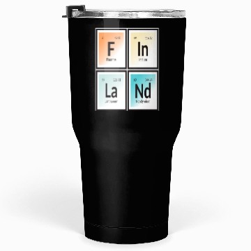 Discover Finland | Periodic Table of Elements Tumblers 30 Oz