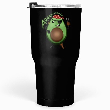 Discover Avocado Pirate - character design Tumblers 30 Oz