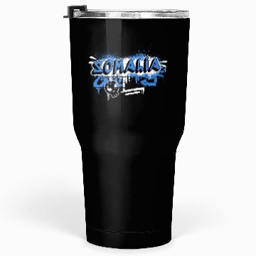 Discover Somalia graffiti flag design Tumblers 30 Oz