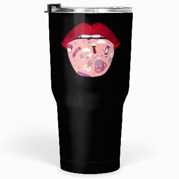 Discover Daycare Teacher Lips Tumblers 30 Oz
