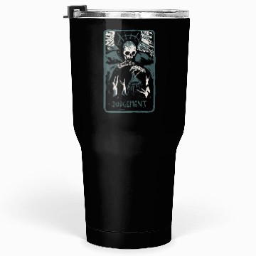 Discover Judgement Skeleton Skull Tarot Card Tumblers 30 Oz