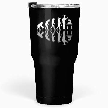 Discover Human Evolution Home Brewing Coffeemaker Barista Tumblers 30 Oz