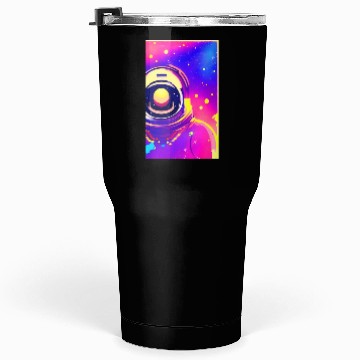 Discover Astronaut neon colors Tumblers 30 Oz