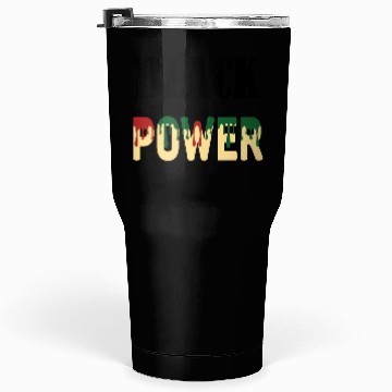 Discover Black Power Tumblers 30 Oz