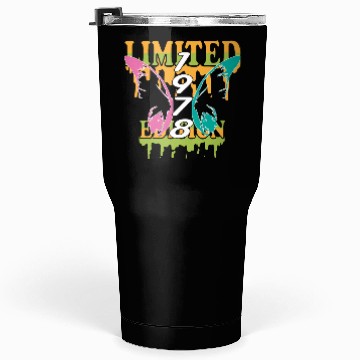 Discover 1978 Born Limited Edition Butterfly Gift Tumblers 30 Oz