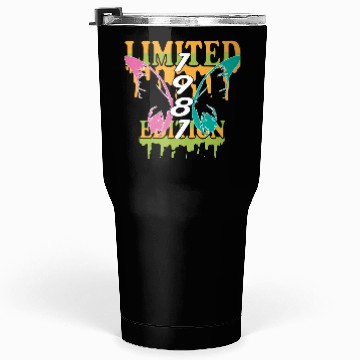 Discover 1981 Born Limited Edition Butterfly Gift Tumblers 30 Oz