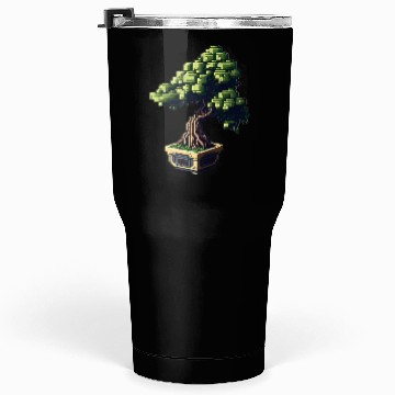 Discover 8 Bit Bonsai Tree Tumblers 30 Oz