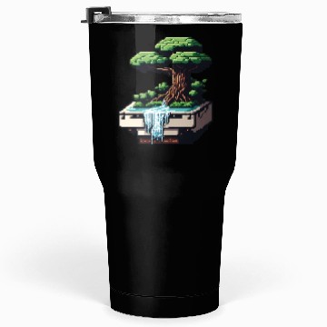 Discover 8 Bit Bonsai Tree Tumblers 30 Oz