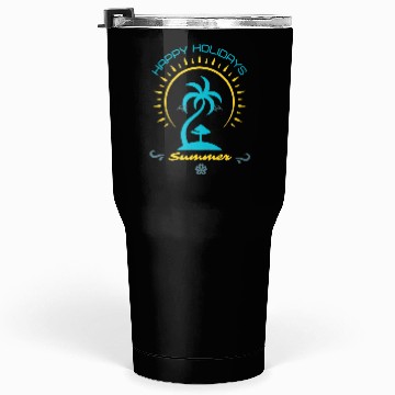 Discover Happy Holidays Summer Tumblers 30 Oz