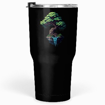 Discover 8 Bit Bonsai Tree Tumblers 30 Oz