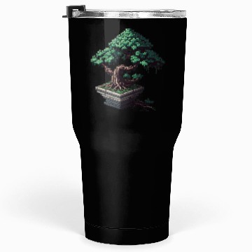 Discover 8 Bit Bonsai Tree Tumblers 30 Oz