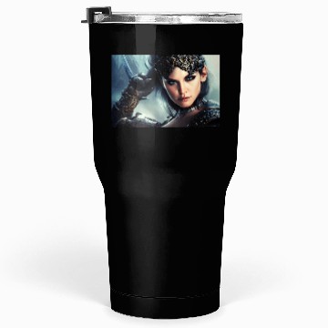 Discover Warrior princess wearing gothic plate fantasy art Tumblers 30 Oz