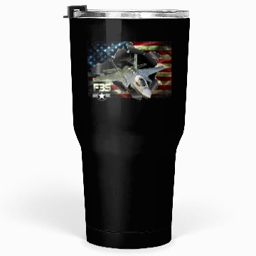 Discover F 35 Lightning Air Force Military Veteran Pride US Tumblers 30 Oz