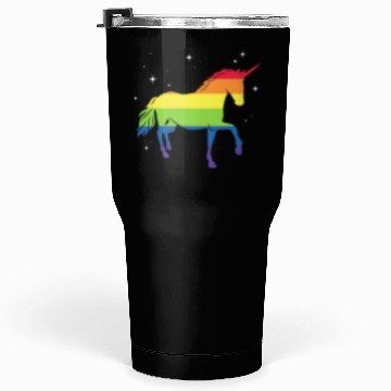 Discover LGBT Unicorn Rainbow Flag Tumblers 30 Oz