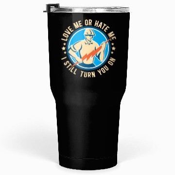 Discover Funny Electrical Lineman Saying Thank A Lineman Tumblers 30 Oz